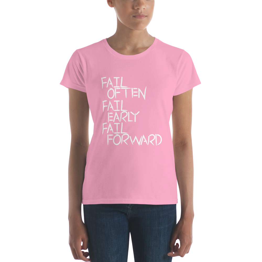 Women's short sleeve fail forward T