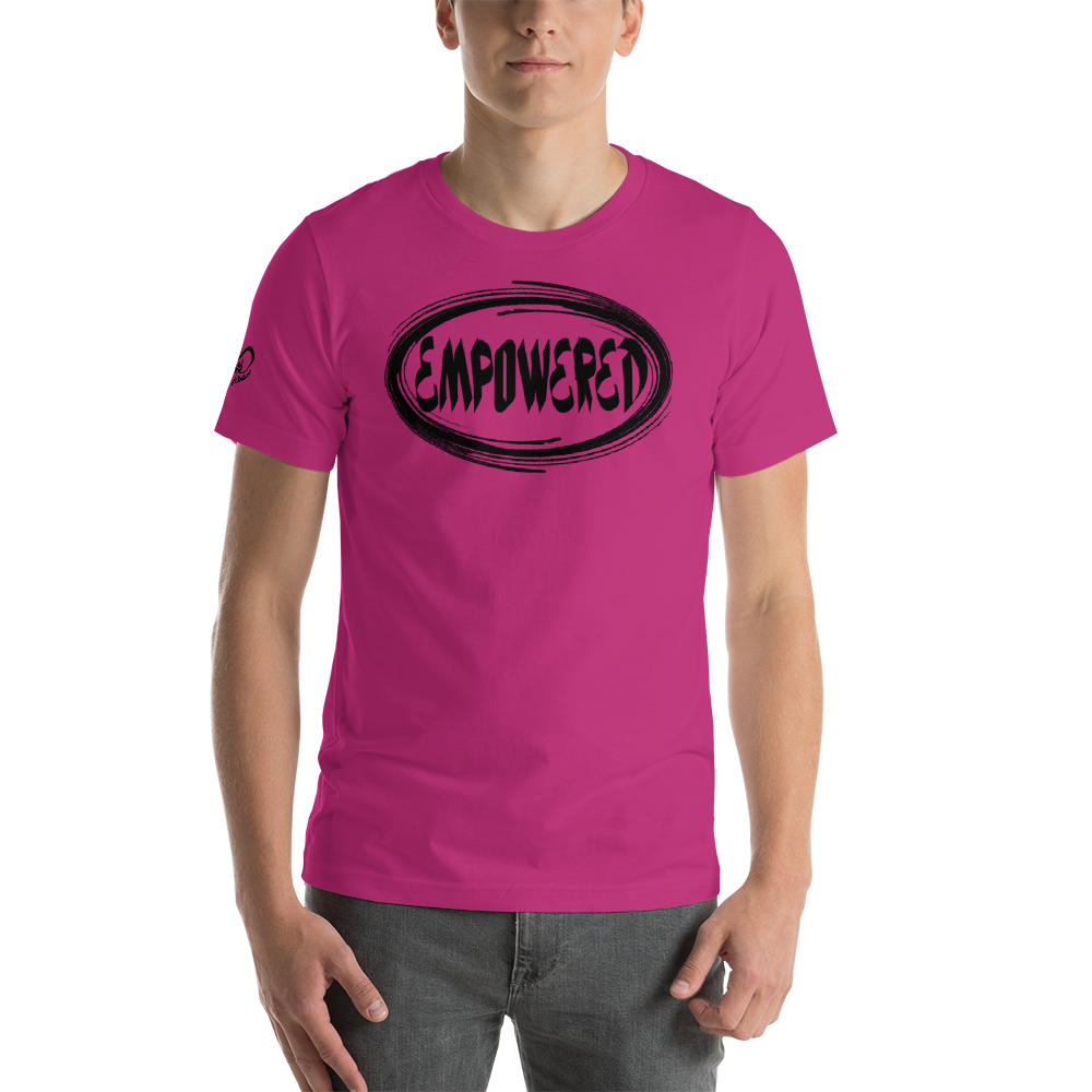 Short-Sleeve Unisex Empowered T (BLK)