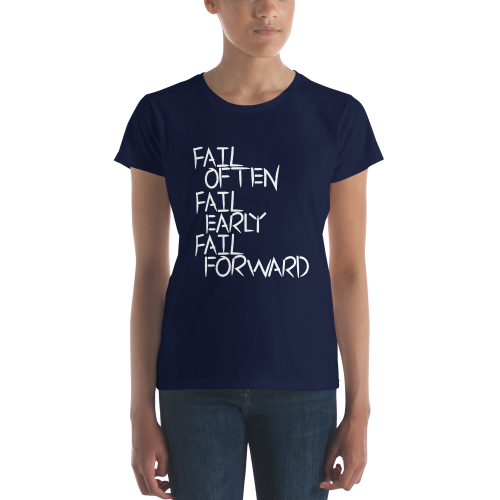 Women's short sleeve fail forward T