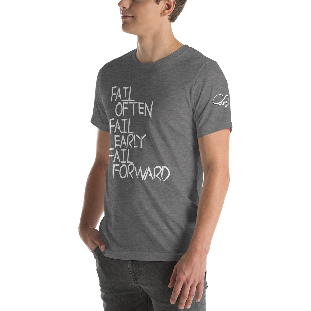 Short-Sleeve Unisex Fail Forward T (WHT)