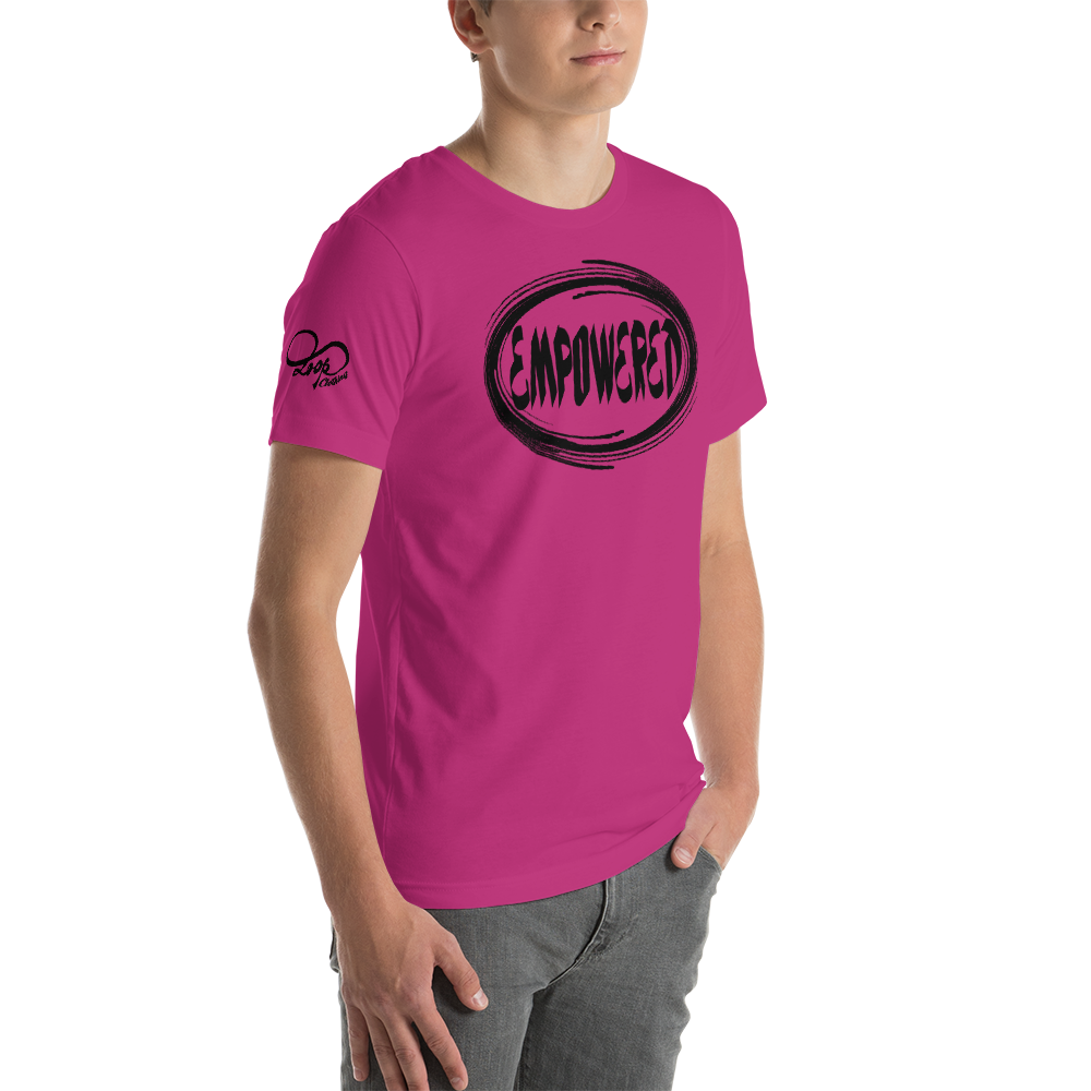 Short-Sleeve Unisex Empowered T (BLK)