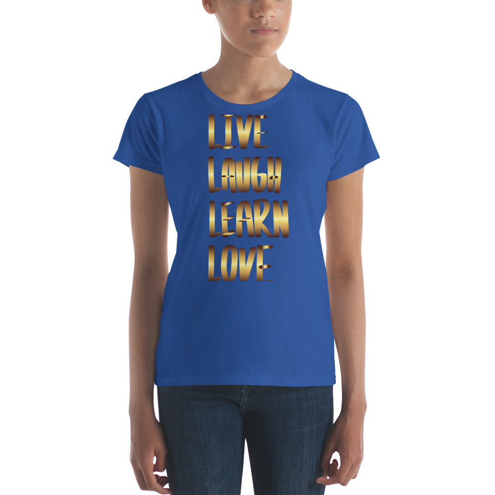 Women's short sleeve 4 L's T (GLD)