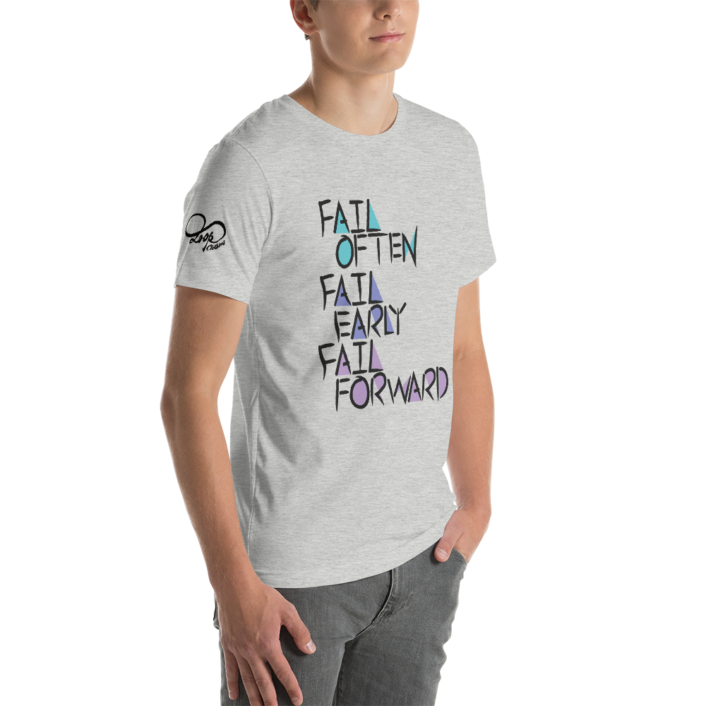 Short-Sleeve Unisex Fail Forward T (PASTEL)