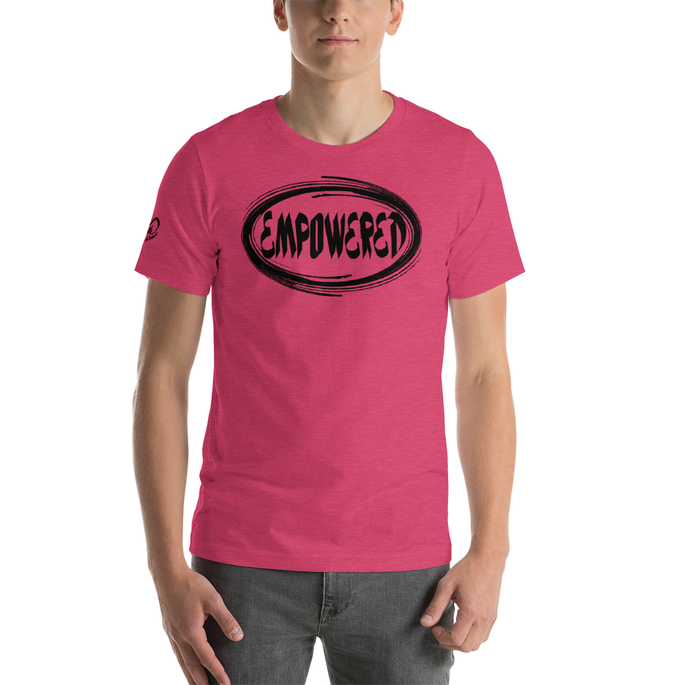 Short-Sleeve Unisex Empowered T (BLK)