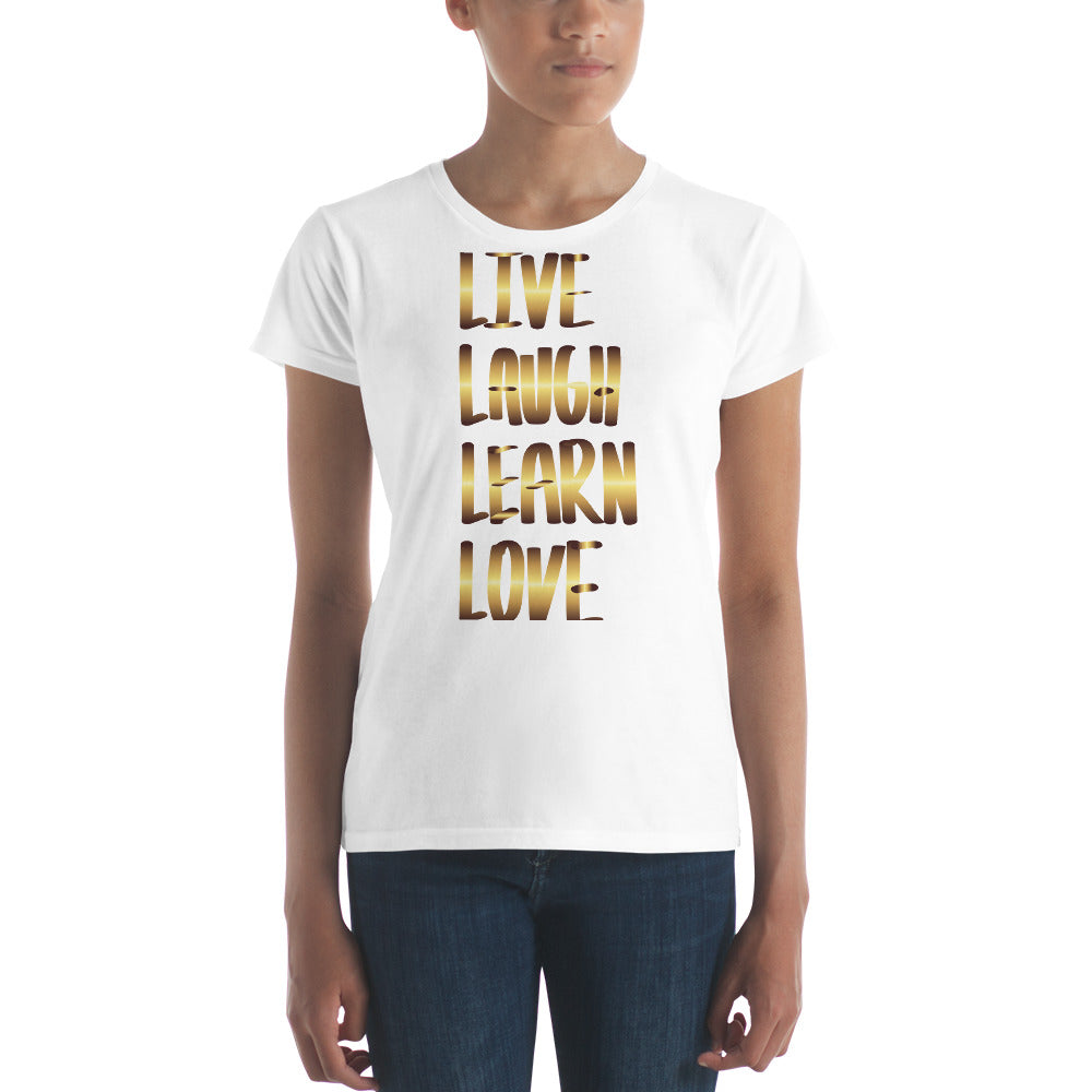 Women's short sleeve 4 L's T (GLD)