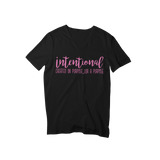Womens Intentional T-shirt (Unisex) Pink